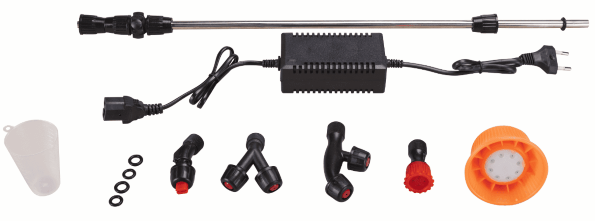 Pompa irroratrice zaino spalla a batteria 12 lt nebulizzatore spruzzino giardino 793ev - immagine 4