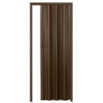 Porta a soffietto scomparsa pvc rovere venato chiusura magnetica casa maniglia cm 215x84  2711I