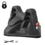 PORTASCI SKI MAGNETICO TETTO AUTO 2 PAIA SCI 4 BASTONI SISTEMA ANTIFURTO 040dc