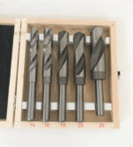 PUNTE TRAPANO 5 PZ PER FERRO HSS 14 25 MM RIDOTTE METALLO ACCIAIO CASSETTA SK