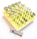 FRESE FRESA DIAMANTATE DIAMANTATA DRIMEL DREMEL MINUTENSILE 50 PZ GAMBO 3 MM M.2 - immagine 2