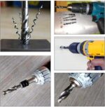 SET PUNTE TRAPANO 6PZ FILETTANTI HSS M3 M4 M5 M6 M8 M10 CODOLO ESAGONALE 1/4" - immagine 3