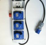 QUADRO ELETTRICO CANTIERE MONOFASE 3 PRESE CERTIFICAZIONE 16A TASTO EMERGENZA 011P - immagine 5