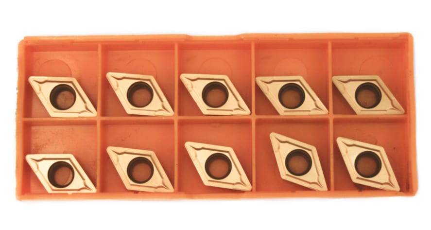 rombo 11 10 PLACCHETTE INSERTO UTENSILI TORNIO INSERTI A ROMBO LATO11MM PLACCHETTE - immagine 1