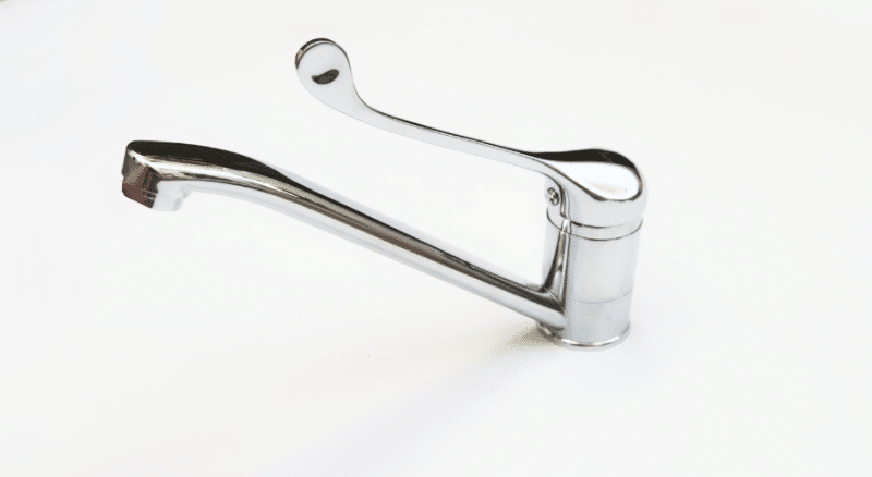 rubinetto r9 RUBINETTO MISCELATORE LAVABO COMANDO A GOMITO LEVA LUNGA CLINICA RISTORANTE R9 - immagine 1