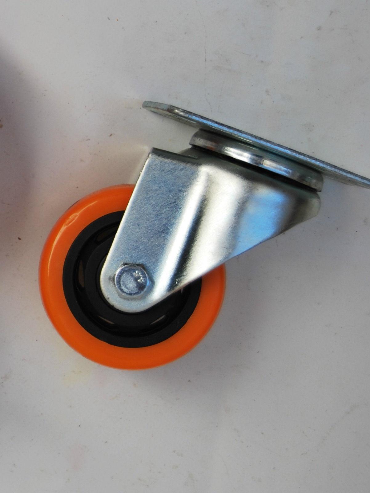 ruota_.jpg RUOTA RUOTE ROTELLE 75X32 MM CARRELLO CARRELLI INDUSTRIALI GIREVOLE CUSCINETTI - immagine 1