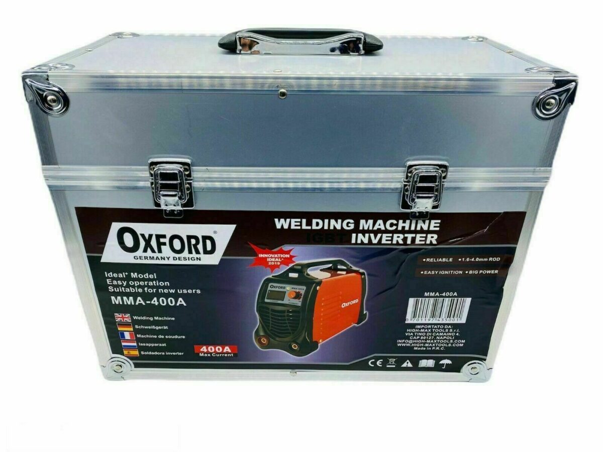 SALDATRICE INVERTER 400A ELETTRODO ELETTRODI SALDATURA ACCESSORI INCLUSI 001 OX - immagine 3