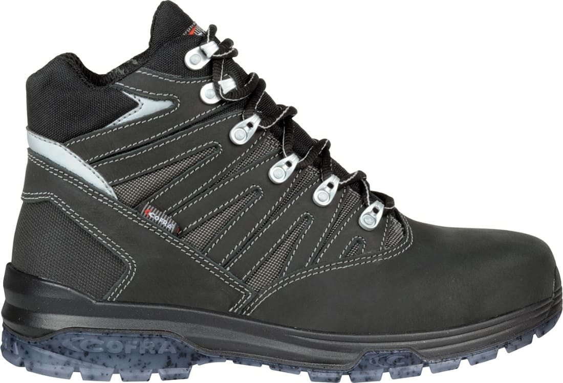 scarpa rock black Scarpe antinfortunistiche cofra lavoro alte scarpa ROCK BLACK S3 WR SRC taglia 47 - immagine 1