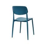 Kit 4 sedie polipropilene cucina bar ristorante sedia interno esterno verde petrolio 764v - immagine 3