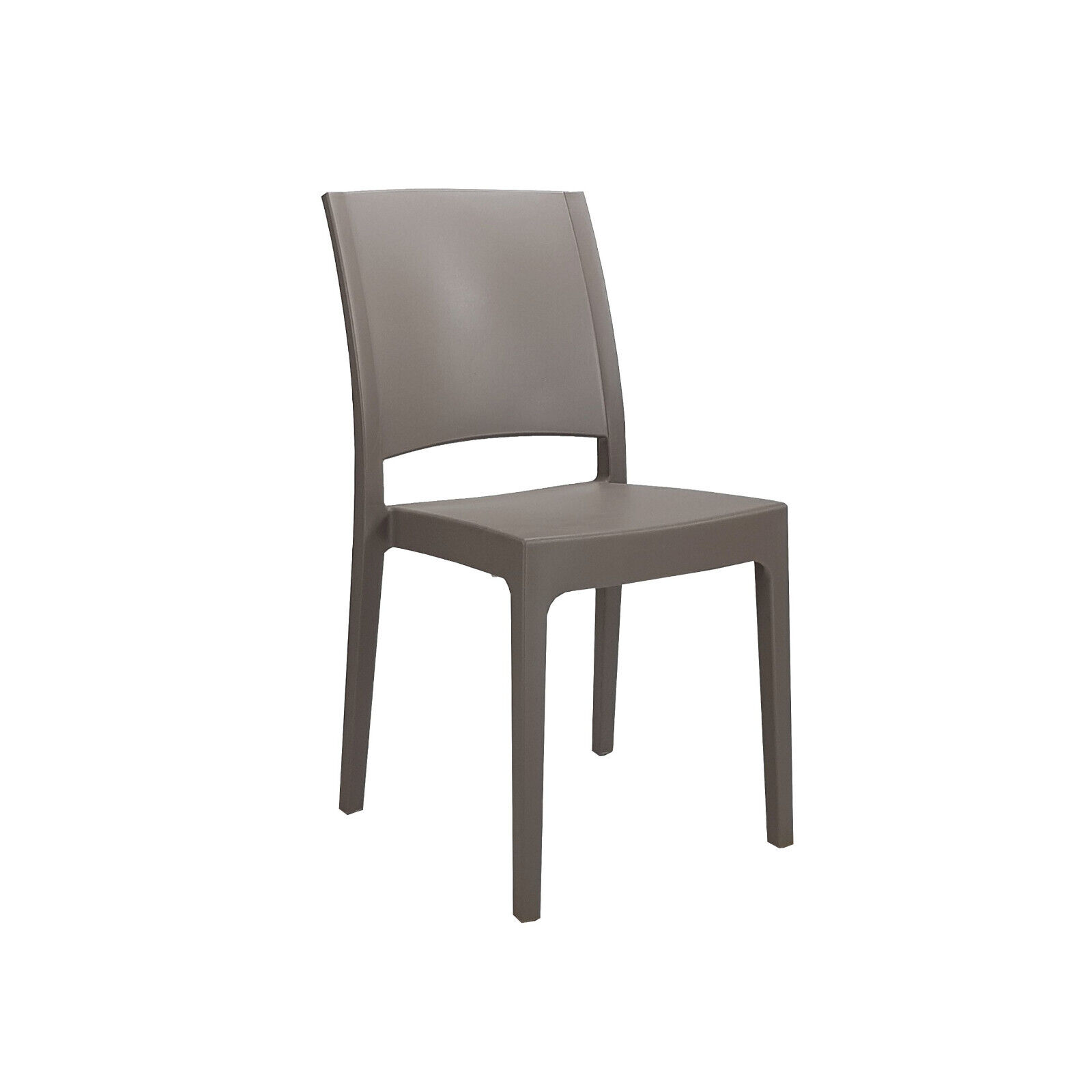 sedia 1 SEDIA INTERNO ESTERNO SEDIE POLIPROPILENE GIARDINO CUCINA BAR RISTORANTE IMPILABILE TORTORA FLO - immagine 1