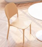 Kit 6 sedie polipropilene cucina bar ristorante sedia interno esterno beige 167ro - immagine 4