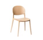 Sedia polipropilene cucina bar ristorante giardino sedie interno esterno impilabile beige crema 167ro - immagine 8