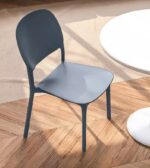 Sedia polipropilene cucina bar ristorante giardino sedie interno esterno impilabile grigio 174ro - immagine 4