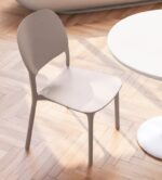 Sedia polipropilene cucina bar ristorante giardino sedie interno esterno impilabile beige crema 167ro - immagine 6