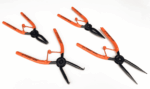 Set 4 pinze fermi anelli interni esterni seeger seger allargare stringere 180mm 448l - immagine 2