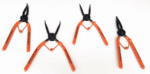 Set 4 pinze fermi anelli interni esterni seeger seger allargare stringere 180mm 448l - immagine 4