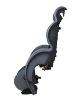 SEGGIOLINO BICI BICICLETTA BAMBINO ATTACCO PORTAPACCHI 22Kg POSTERIORE GRIGIO DARK 150san - immagine 4