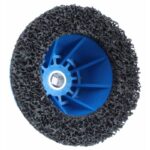 SPAZZOLA PULITORE LEVIGATRICE RUOTA RUOTE MOZZO MOZZI 150 MM 1/2" 150Gsa - immagine 2