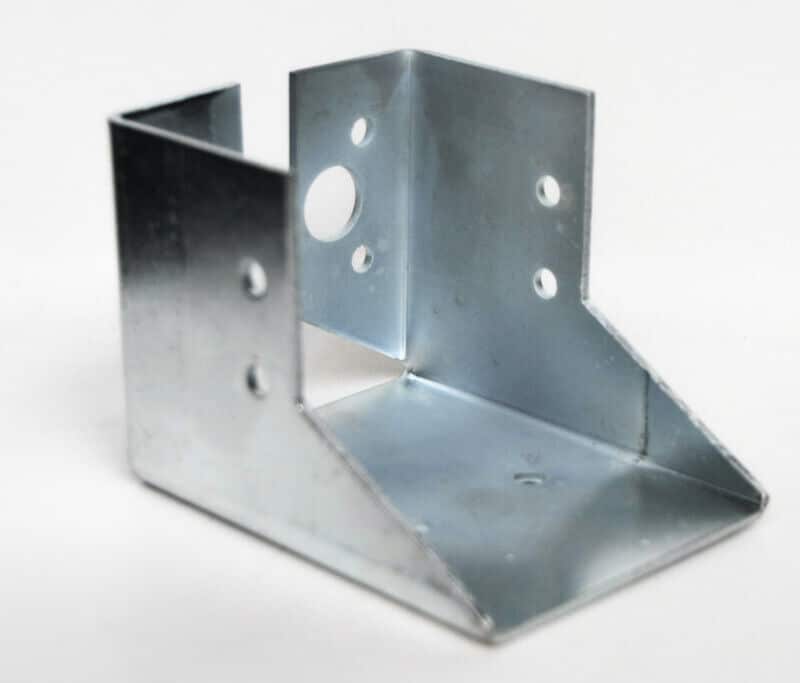 staffa STAFFA SUPPORTO PIASTRA TRAVI PALO PORTA PILASTRO PILASTRI LEGNO MM 60x60 085 - immagine 1