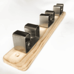 KIT SET PALA 18 + SPAZZOLA P.+ SUPPORTO A MURO PIZZA FORNO LEGNA PALE PIZZE 3PZ - immagine 2