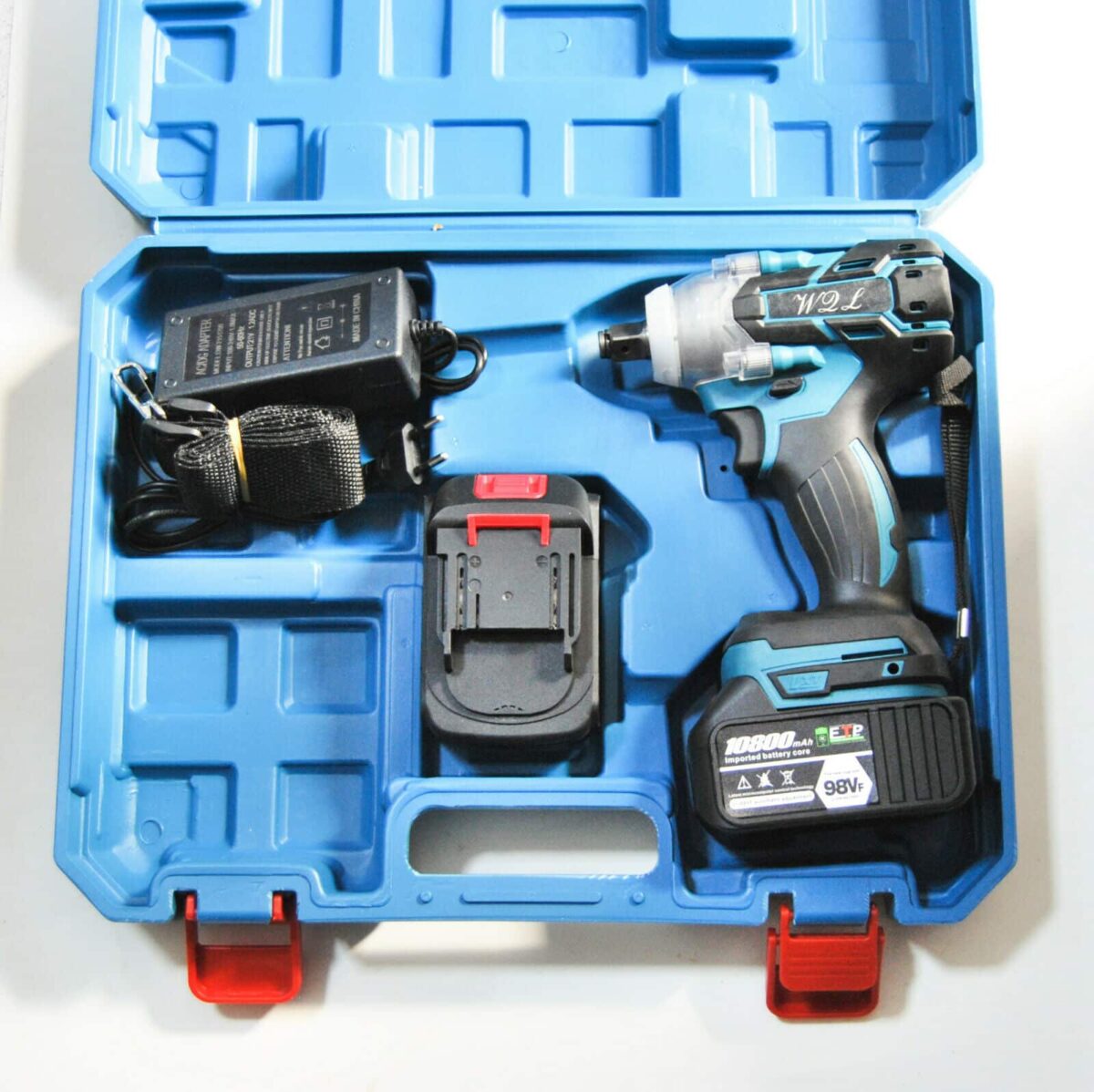 AVVITATORE SVITA BULLONI BUSSOLE 1/2'' IMPULSI 2 BATTERIE 20V 4.0 AH BUSSOLA 348 - immagine 3