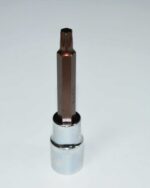 CHIAVE A BUSSOLA TORX T 45 LUNGA PUNTA 100 MM 1/2" BUSSOLE ACCIAIO S2 - immagine 2