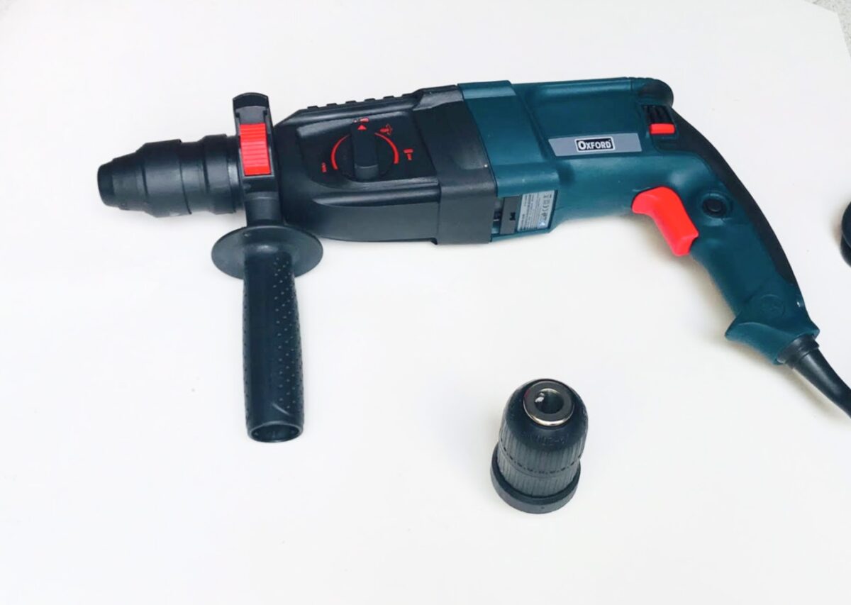 MARTELLO DEMOLITORE TASSELLATORE 26MM 3IN1 800W TRAPANO MANDRINO VALIGETTA 829OX - immagine 5