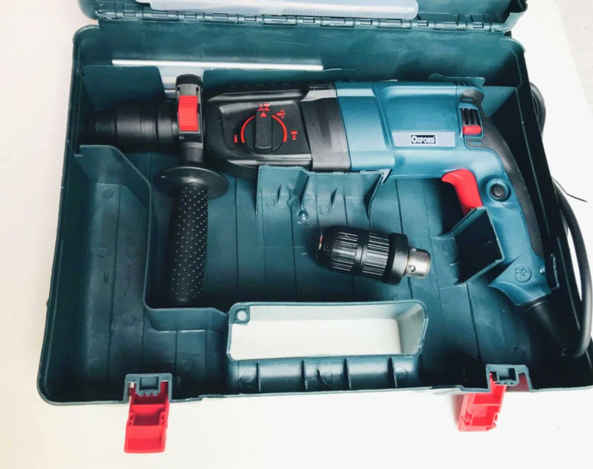 MARTELLO DEMOLITORE TASSELLATORE 26MM 3IN1 800W TRAPANO MANDRINO VALIGETTA 829OX - immagine 2