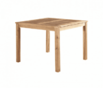 Tavolo da pranzo in legno giardino interno esterno quadrato cm 80x80x75 H 360v - immagine 2