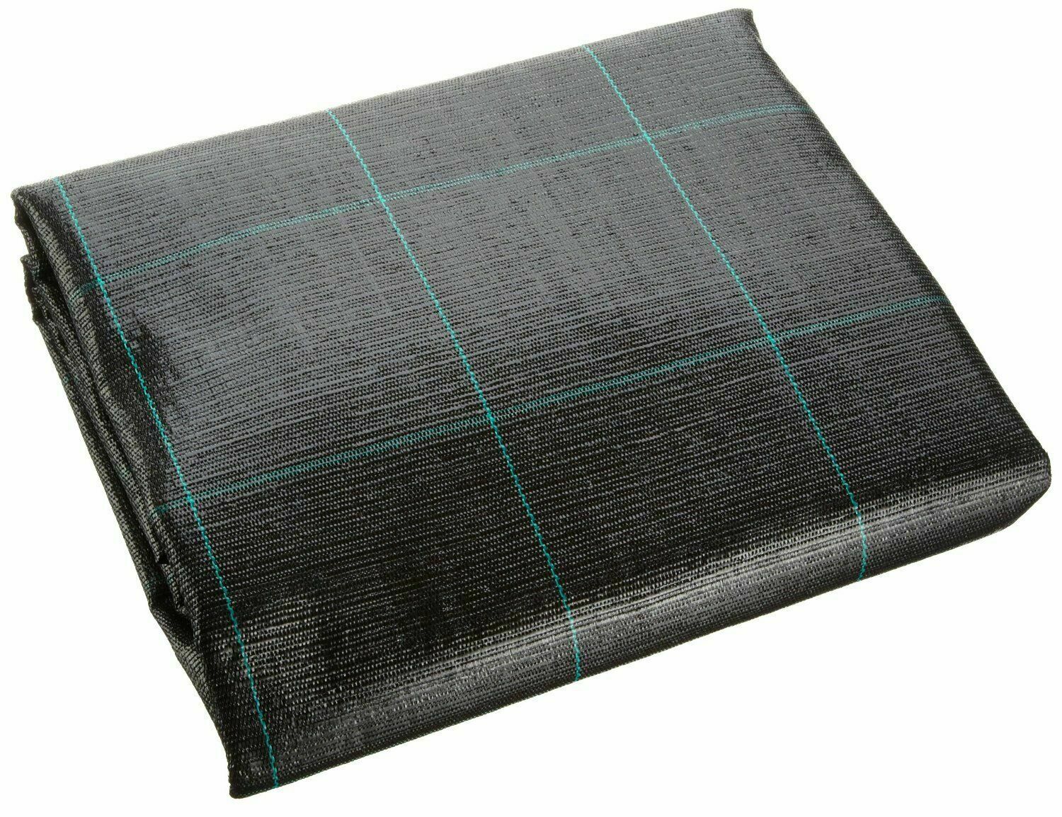 telo pacciamatura TELO PACCIAMATURA NERO QUADRETTATO VERDE POLIPROPILENE ANTISTRAP MT 50 X 1mt H - immagine 1