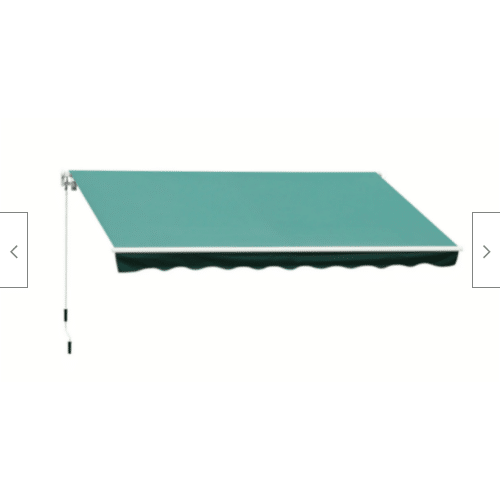 tenda verde1 TENDA DA SOLE BALCONE ESTERNO AVVOLGIBILE RULLO TENDE 3x2 mt VERDE 249v - immagine 1