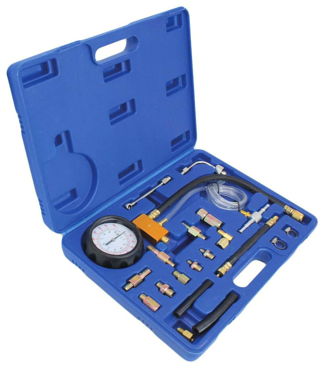 tester1 KIT TESTER PROVA COMPRESSIONE PRESSIONE DIESEL CARBURANTE INIEZIONE POMPA 689sa - immagine 1