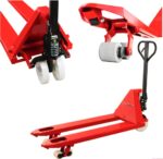 TRANSPALLET TRASPALLET MANUALE 2500 KG 2,5 TON CARRELLO ELEVATORE RULLI RO - immagine 3