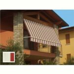 TENDA SOLE A CADUTA 4X3 MT SENZA CASSONETTO BRACCI BEIGE BORDEAUX BALCONE 3910