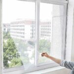 ZANZARIERA ADESIVA STRAPPO TELO STRAPPO FINESTRE PORTE 150x200 ANTI ZANZARE 097 - immagine 2