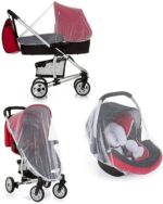 ZANZARIERA UNIVERSALE PASSEGGINO OVETTO BAMBINO INSETTI 140x150 ZANZARE 059SW - immagine 3