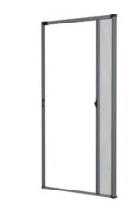 ZANZARIERA LATERALE PORTA FINESTRA PORTE RIDUCIBILE FRIZIONE 160X250 GRIGIO 0988/9 - immagine 4