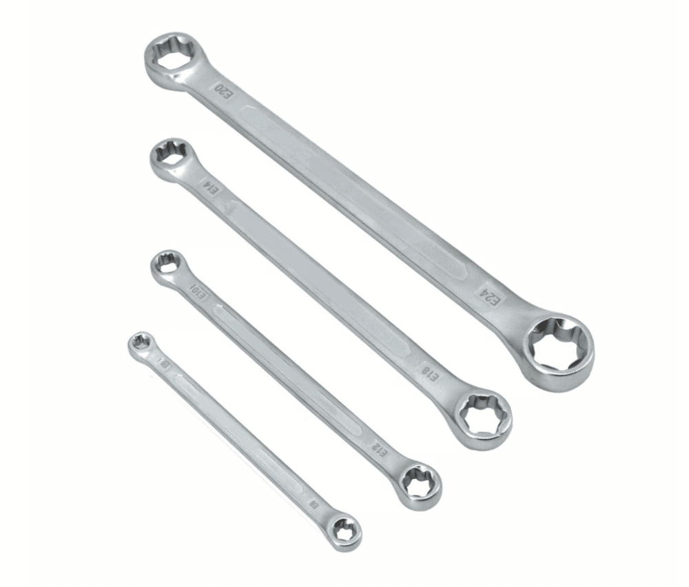 chiavi torx Chiavi inglesi star femmina torx doppie chiave E6 E24 anello 4 pz 745aw - immagine 1