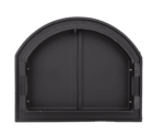 Porta in ghisa da forno a legna sportello pizza 2 ante arco cm 59x48 h  461ev - immagine 2