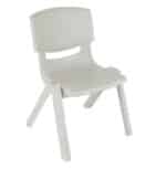 Sedia in plastica per bambino bimbo casa giardino sedie gioco bambini scuola asilo bianco 710ds