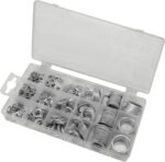 Set rondelle piatte alluminio bloccaggio oring o ring tenuta guarnizioni scarico 450 pz 981to