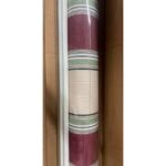 Tenda da sole a caduta balcone esterno catena catenella 200x300 cm beige/bordeaux rigato 3124 - immagine 2