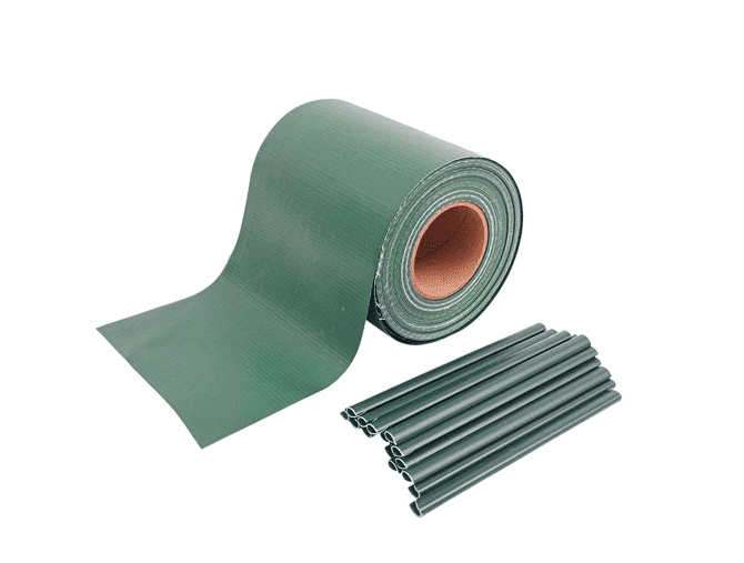 rotoloverde Rotolo striscia frangivista recinzione balcone protezione recinto privacy 35mt x 19cm pvc verde 252ds - immagine 1