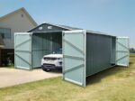 Casa casetta capanna da giardino 14mq lamiera garage rimessa auto box cm 495x300x232 h  948v