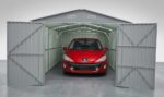 Casa casetta capanna da giardino 14mq lamiera garage rimessa auto box cm 495x300x232 h  948v - immagine 6