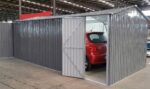 Casa casetta capanna da giardino 14mq lamiera garage rimessa auto box cm 495x300x232 h  948v - immagine 4