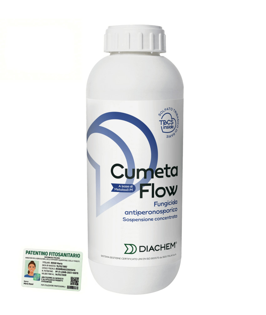 cumeta flow Cumeta flow fungicida sistemico antiperonosporico peronospora piante 1 lt rameico - immagine 1