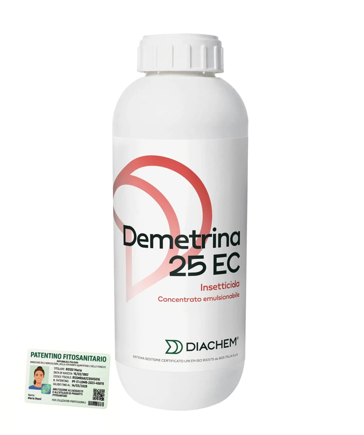 demetrina fitosanitari Demetrina 25 EC Insetticida piretroide che agisce per contatto e ingestione Lt 1 239d - immagine 1