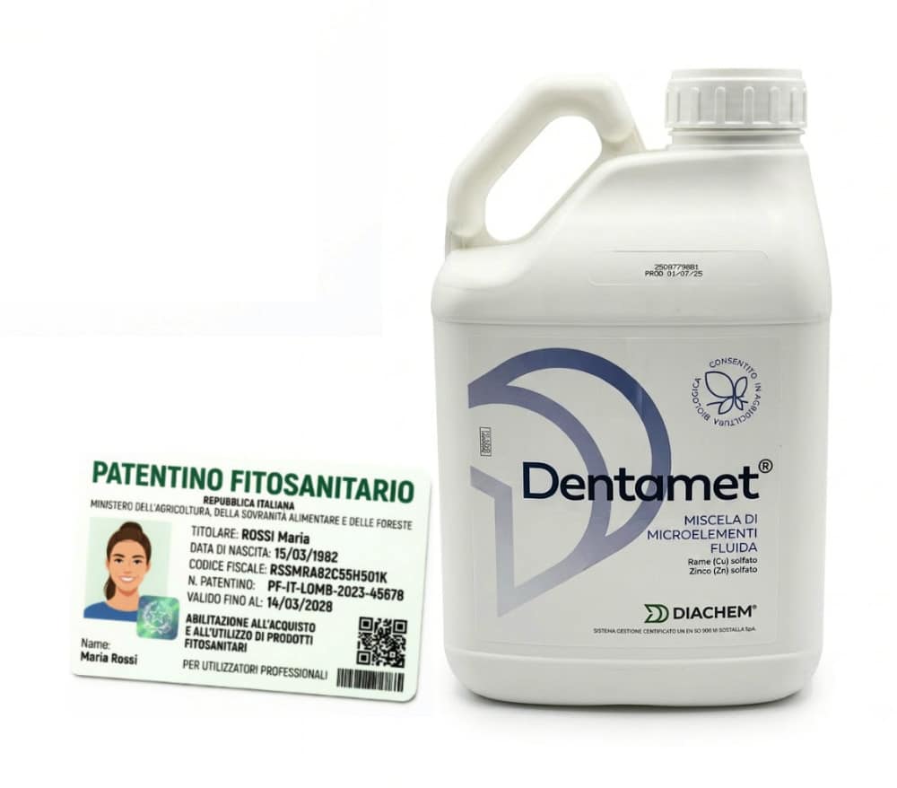 dentamet Dentamet fertilizzante liquido concime rame e zinco 6,4 Kg vite alberi da frutto piante - immagine 1