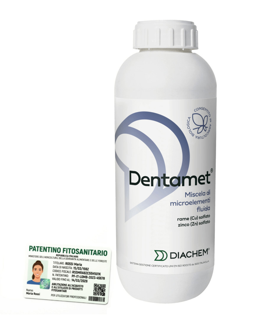 dentamet fertilizzante Dentamet fertilizzante liquido concime rame e zinco 1,28 Kg vite alberi da frutto piante - immagine 1